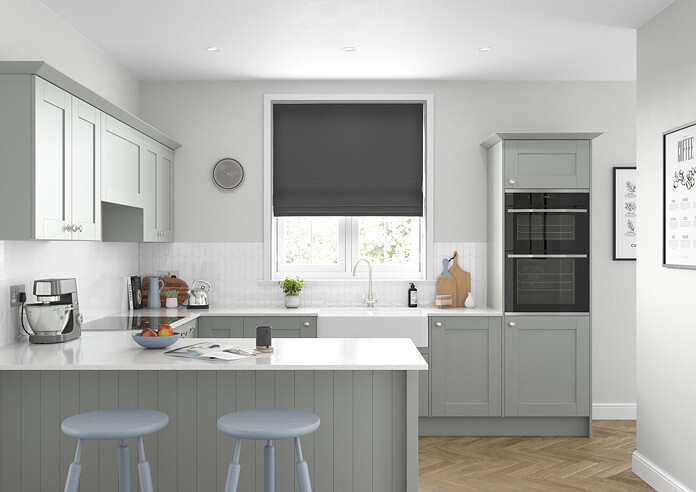 Oslo, Graphite - Roman Blind - Image 5